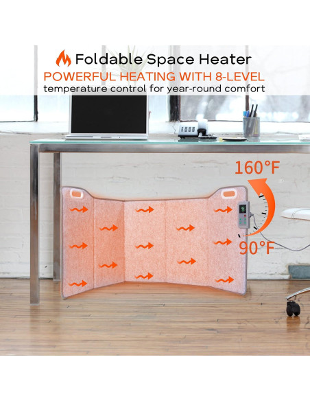 Calentador Eléctrico Plegable ESSUNTIAL 71C para Oficina y Hogar Calentador Eléctrico Plegable ESSUNTIAL 71C para Oficina y Hogar