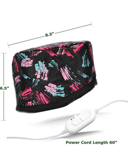Gorro de Tratamiento Térmico YINUO para Cabello Negro Gorro de Tratamiento Térmico YINUO para Cabello Negro