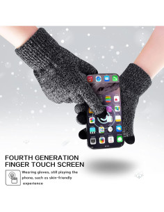 Guantes Calentados USB Grises para Hombre y Mujer 2