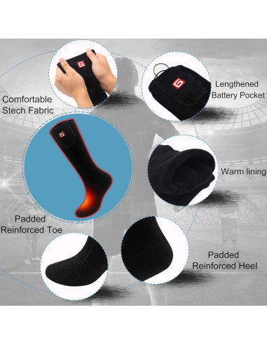 Calcetines Calentados Rabbitroom Recargables Talla 6-12