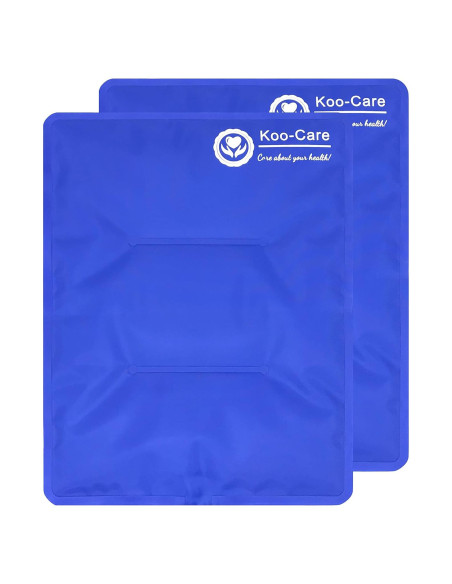 Koo-Care Paquete de 2 Gel Terapia Fría y Caliente 28x36cm Koo-Care Paquete de 2 Gel Terapia Fría y Caliente 28x36cm