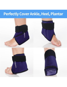 Funda de Hielo para Tobillo Comfpack - Alivio Dolor 2 Paquetes 2