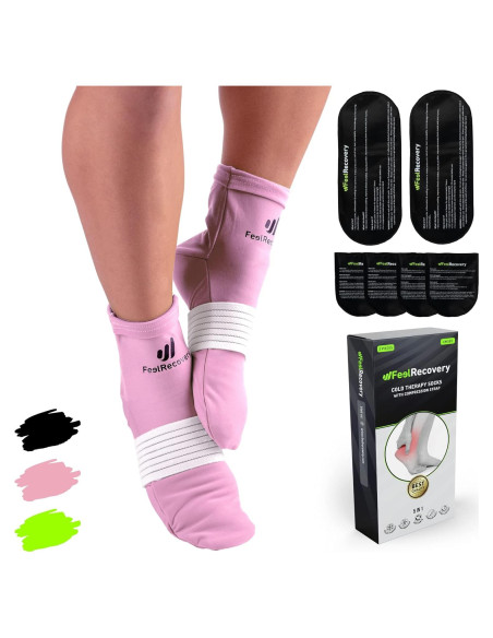 Calcetines Terapia Fría y Caliente Feel Recovery Rosa Calcetines Terapia Fría y Caliente Feel Recovery Rosa