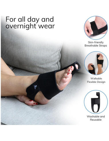 Corrector de Juanetes Fittest Pro - Splint Ortopédico 2 Piezas