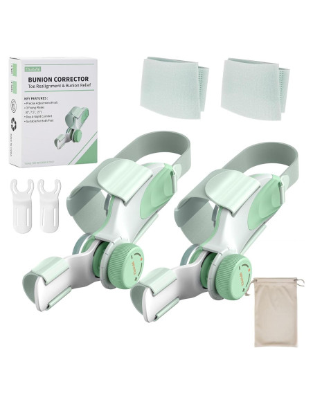 Corrector de Juanetes EliaValth 2 PCS Ajustable Mediana Corrector de Juanetes EliaValth 2 PCS Ajustable Mediana