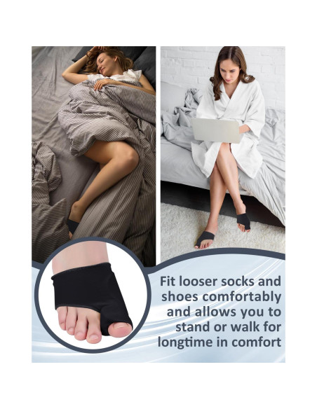Corrector de Juanetes PGRODE para Mujeres y Hombres - Negro Corrector de Juanetes PGRODE para Mujeres y Hombres - Negro
