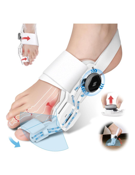 Corrector de Juanetes Ecqizer Ajustable para Dedo Gordo Corrector de Juanetes Ecqizer Ajustable para Dedo Gordo