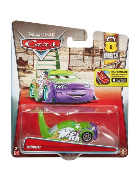 Vehículo Wingo Disney Pixar Cars 1:55 Metal 13.97cm Vehículo Wingo Disney Pixar Cars 1:55 Metal 13.97cm
