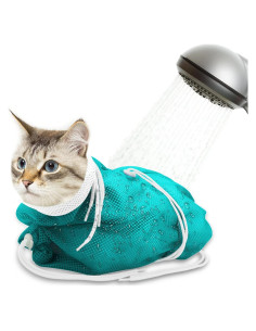 Bolsa de Ducha para Gatos Catcan - Malla Transpirable 70 cm