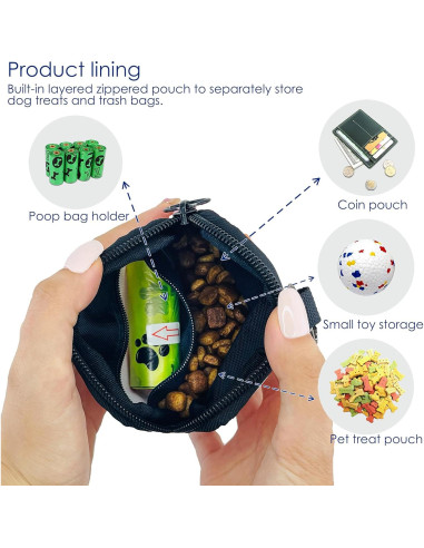 Bolsa de golosinas para perros Raisingwell Naranja Fruta