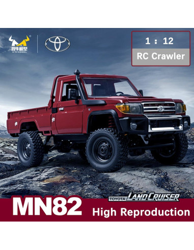 Coche RC Skymaker MN82 1/12 4x4 Todo Terreno Rojo