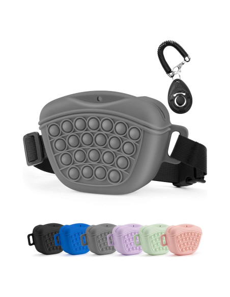 Bolsa de golosinas para perros Gobeigo con clicker 1.67 tazas Bolsa de golosinas para perros Gobeigo con clicker 1.67 tazas