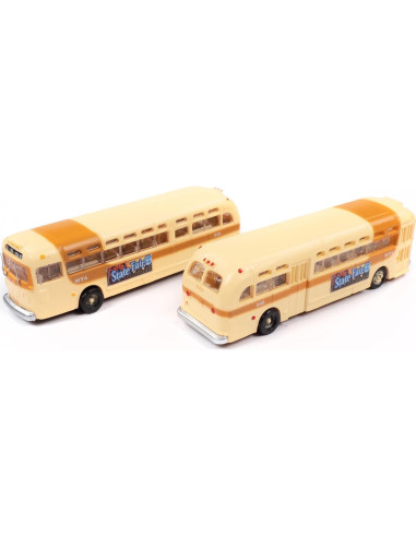 Autobús GMC Transit Mini Metales 1:160 - 2 Piezas