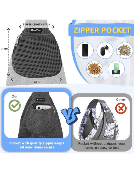 Transportín para Perros SlowTon - Bolso Acolchado Ajustable Transportín para Perros SlowTon - Bolso Acolchado Ajustable