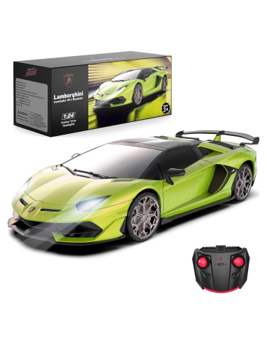 Coche RC Lamborghini SVJ 1:24 Verde Control Remoto