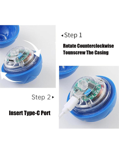 Pelota Temblorosa Interactiva para Perros KDIRST 2pcs