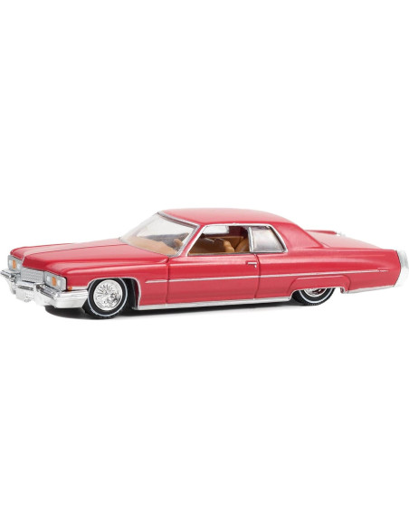 Coche Diecast 1/64 Greenlight 1973 Coupe deVille Lowrider Marrón Coche Diecast 1/64 Greenlight 1973 Coupe deVille Lowrider Marrón