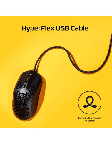 Ratón Gaming HyperX Pulsefire Haste, 59g, RGB, 16000 DPI