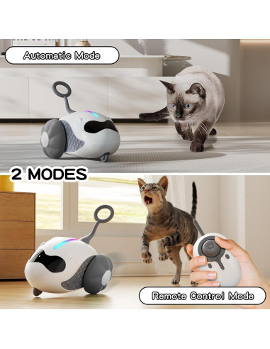 Juguete Interactivo para Gatos Ankege RCCT Gris Recargable