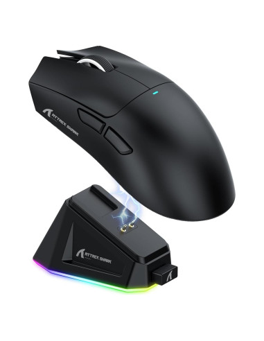 Ratón Gaming Inalámbrico Attack Shark X11 22000 DPI Negro