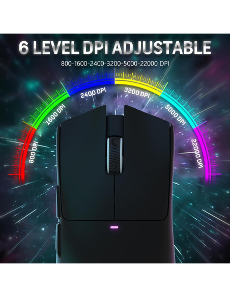 Ratón Gaming Inalámbrico Attack Shark X11 22000 DPI Negro Ratón Gaming Inalámbrico Attack Shark X11 22000 DPI Negro