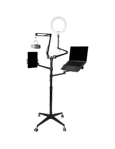 Soporte Móvil Gator Frameworks 5-en-1 con Ruedas