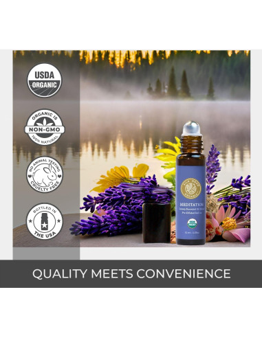 Aceite Esencial Orgánico Roll On Meditación Red Silk 10ml