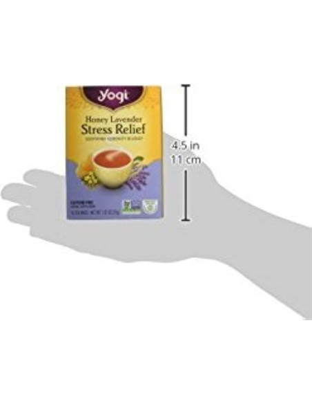 Té Yogi Miel Lavanda Alivio Estrés 16 Bolsitas Orgánico Té Yogi Miel Lavanda Alivio Estrés 16 Bolsitas Orgánico