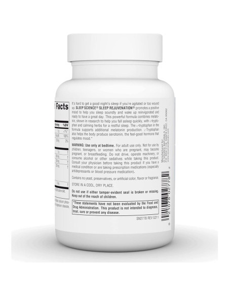 Suplemento de Sueño Source Naturals Melatonina 60 Tabletas Suplemento de Sueño Source Naturals Melatonina 60 Tabletas