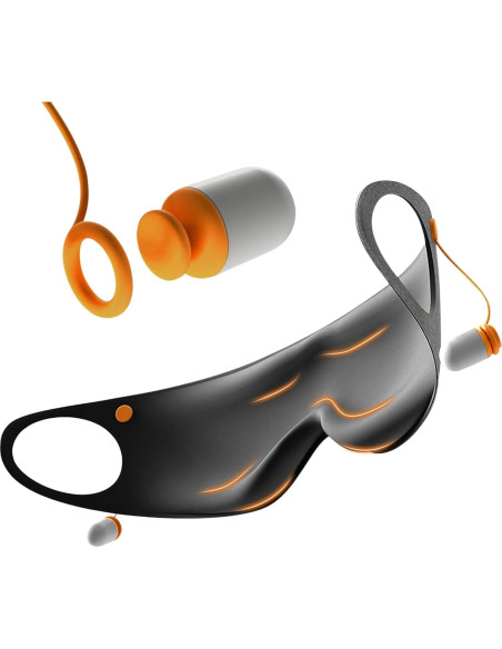 Máscara de Ojos 3D FRESHME con Tapones para Oídos - Antifaz de Sueño Máscara de Ojos 3D FRESHME con Tapones para Oídos - Antifaz de Sueño