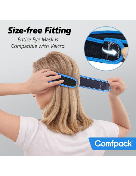 Máscara de Sueño Refrigerante 3D Comfpack - Gel Calor Frío Máscara de Sueño Refrigerante 3D Comfpack - Gel Calor Frío