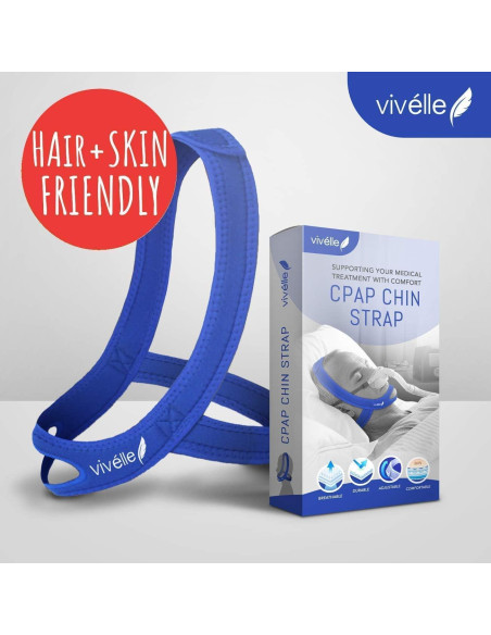 Correa para Barbilla CPAP Vivélle Ajustable Antideslizante Correa para Barbilla CPAP Vivélle Ajustable Antideslizante