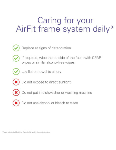 Marco ResMed AirFit N30 para Máscara Nasal CPAP Pequeño Marco ResMed AirFit N30 para Máscara Nasal CPAP Pequeño