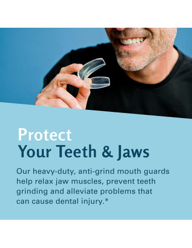 Protector Bucal M3 Naturals para Bruxismo y Apretar Dientes