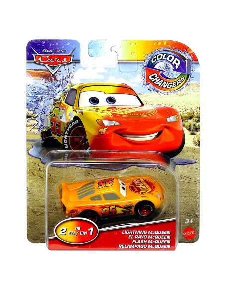Auto Cambiador de Color Rayo McQueen 1:55 Mattel 2020 Auto Cambiador de Color Rayo McQueen 1:55 Mattel 2020