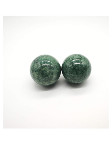 Bolas de Baoding de Mármol Suave BCQLI 5 cm - Par de Ejercicio