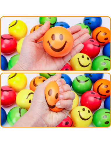 LovesTown 20 Pelotas Antiestrés 6.35 cm para Adultos y Niños