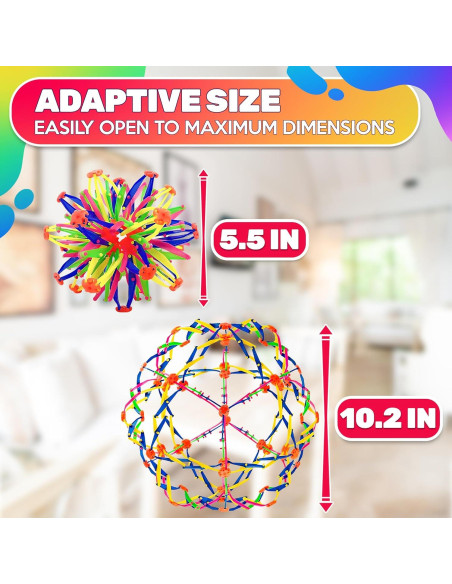 Bola Expandible Antiestrés DIMROM 13.97 cm para Adultos Bola Expandible Antiestrés DIMROM 13.97 cm para Adultos