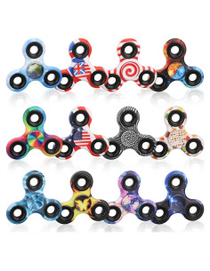 Paquete de 12 Spinners Fidget Mechaniker Alivio Estrés