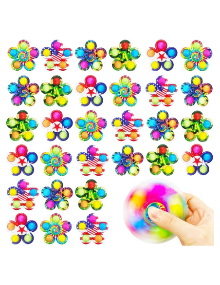 30 Spinners Antiestrés SUNPROUND Juguetes Sensoriales 30 Spinners Antiestrés SUNPROUND Juguetes Sensoriales