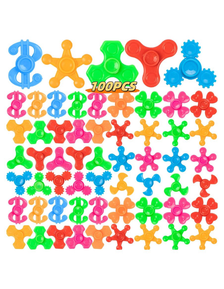 100 Mini Spinners Antiestrés JIQILIHAI para Niños y Adultos 100 Mini Spinners Antiestrés JIQILIHAI para Niños y Adultos