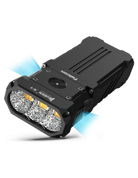 Linterna Recargable WUBEN X1 12000 Lúmenes IP55 Negra Linterna Recargable WUBEN X1 12000 Lúmenes IP55 Negra