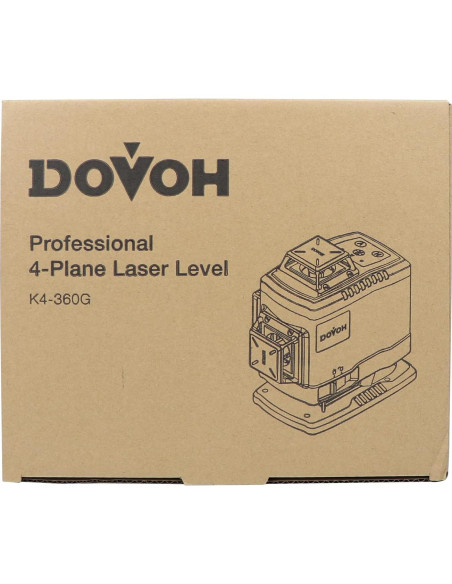 Nivel láser autonivelante DOVOH K4-360G 4x360 verde Nivel láser autonivelante DOVOH K4-360G 4x360 verde
