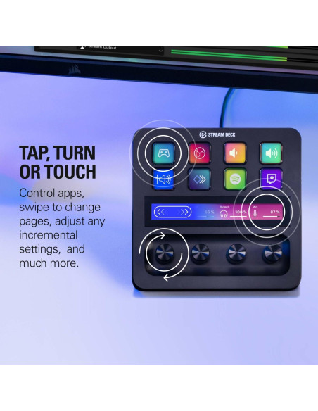 Mezclador de Audio Elgato Stream Deck + XLR USB 2.0 Mezclador de Audio Elgato Stream Deck + XLR USB 2.0