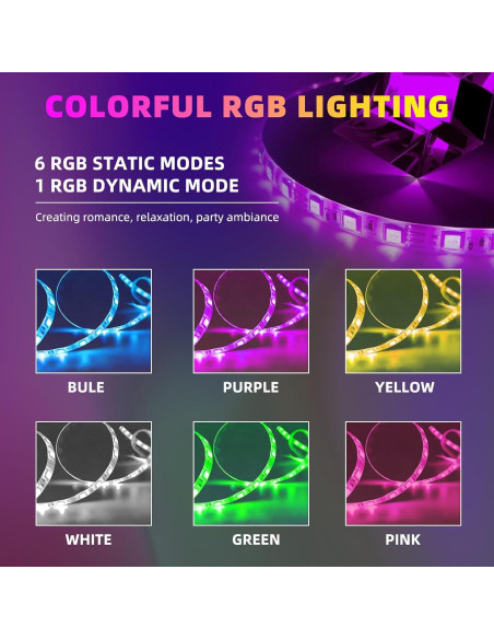 Espejo de Maquillaje LED FENCHILIN 100x80 cm RGB Táctil Espejo de Maquillaje LED FENCHILIN 100x80 cm RGB Táctil