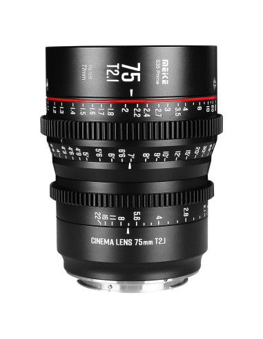 Lente Prime de Cine Meike 75mm T2.1 S35 para Canon EF
