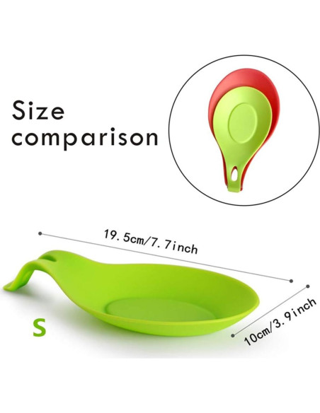 Soporte para Cucharas iNeibo Cerámica 12,7 cm Resistente Calor Soporte para Cucharas iNeibo Cerámica 12,7 cm Resistente Calor