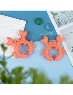 Soportes de Espátula de Cangrejo Framendino 5 Piezas Silicona 2