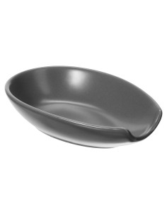 Soporte de Cuchara de Cerámica OGGI Gris 13,34x8,89cm