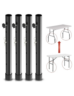 Elevadores de mesa plegable Herbert-fty 4 niveles 44 cm
